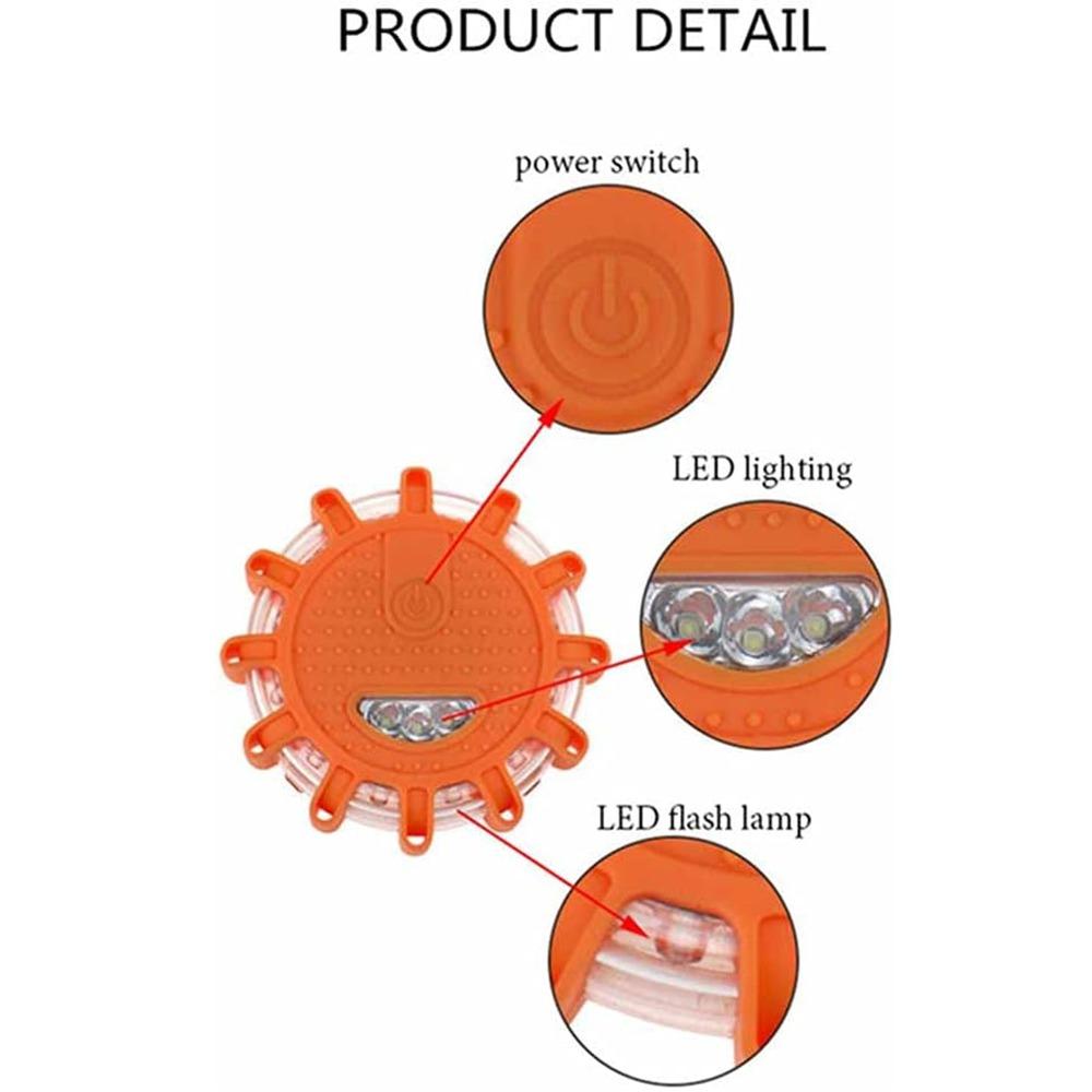 LED Strobe Flashing Warning Lights Flashing Beacons Car LED Road Flash New Emergency Light  Camping