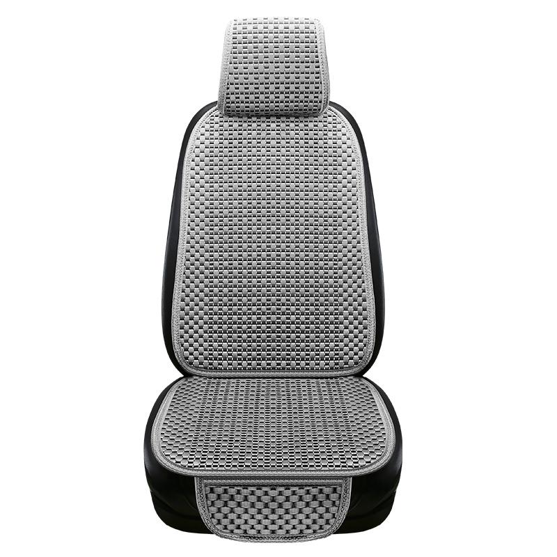 Летняя подушка на сиденье автомобиля из ледяного шелка – Дышащая и охлаждающая с плетеным дизайном, подходит для большинства транспортных средств. Незаменимый аксессуар для жаркой погоды!