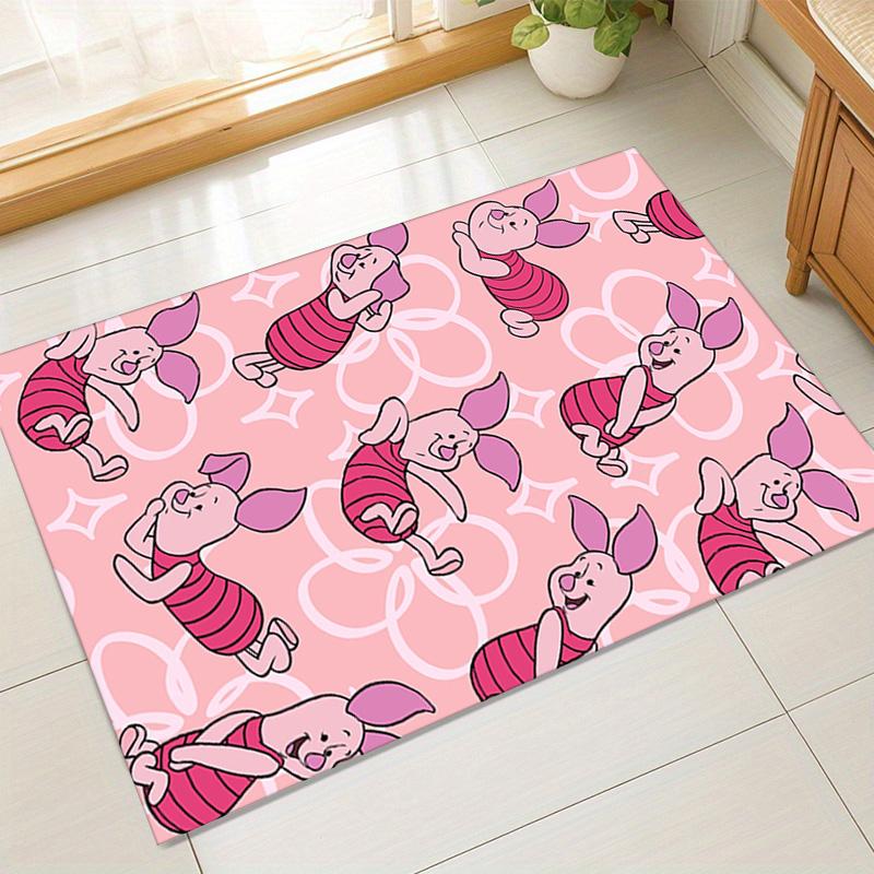 Piglet Friends Carpet For Playroom Bedroom Living Room Sofa Home Decorkids Game Area Rug Nonslip Floor Mat