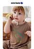 Mini Balabala baby jumpsuit cute dinosaur home climbing suit breathable skin friendly Modal 2026 summer outfit