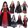 Halloween Cosplay Vampire Costume, Girl Character Dress-up Party Costume, Witch Dress