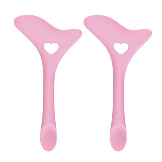 2Pcs Eyeliner Stencils Winged Eye Makeup Template for Beginners Multi-purpose Silicone Eye Makeup Tool Mascara