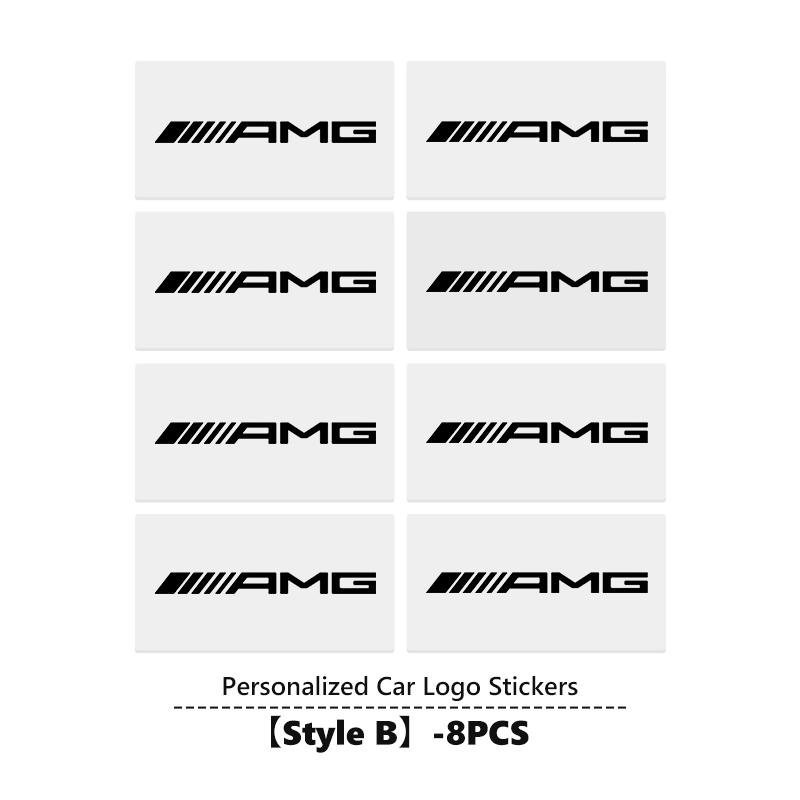 PAD5  Car Stickers Body Glass Center Console Decorative Stickers For AMG Mercedes Benz CITAN VITO SPRINTER CLS SLK W202 W203 W204 W205