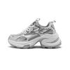 Augustine Silver Dad Shoes Women's Spring 2025 New Mesh Muffin Platform Sports Running Shoes Casual Shoes