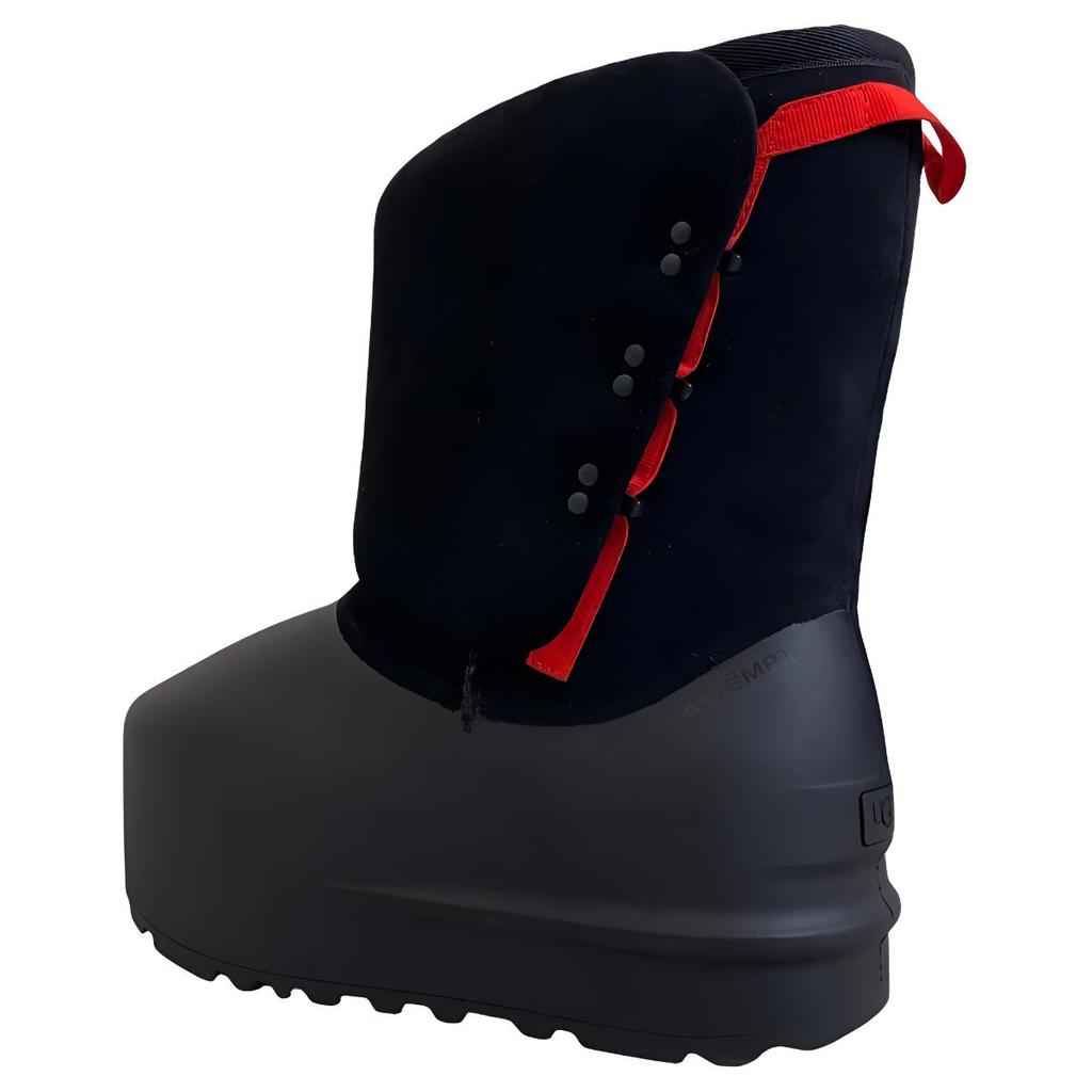 UGG Attempt X Crispy Puff 2.0 удобные повседневные короткие зимние ботинки унисекс черные 1171690-BLK