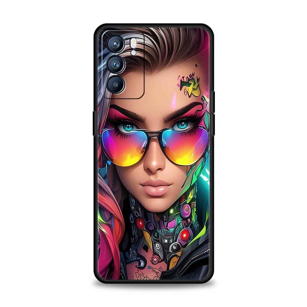Чехол для телефона 'Горячие Девушки' для Oppo Reno 13 12 11 10 7 F Find X5 X6 A98 A80 A79 A78 A57 A54 A31 A17 Pro 5G Мягкий ТПУ Чехол Fundas Capas