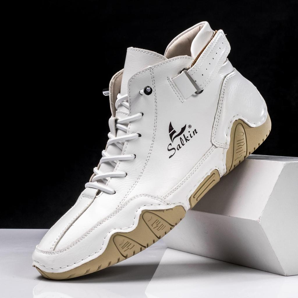 Обувь из спилка ручной работы, мужские лоферы, удобные ботильоны для мужчин, повседневная обувь, мокасины, мужская обувь на плоской подошве