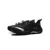 Li Ning Kids Outdoor Synthetic Leather Fabric Comfortable Shock Absorption Support Kids Shoes Black YKEV002-3