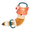 Accordion Toys Musical Baby Rattle Instrument Kids Activity Instruments Hand Hanging Stroller Concertina Fox Animal Kid Plastic