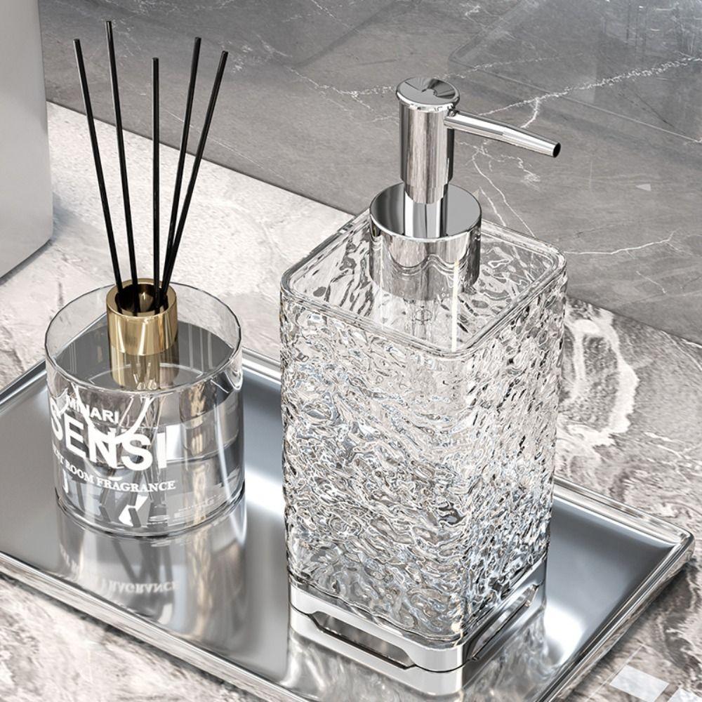 Waterproof Shampoo Pump Bottle Rust Proof Soap Lotion Container Clear Soap Dispenser  Kitchen