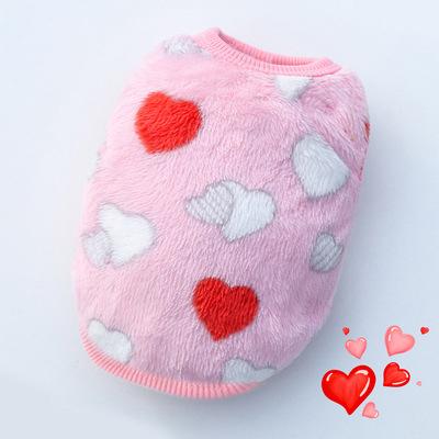 Мягкая флисовая одежда для собак маленьких собак кошек пальто куртки жилет зимняя теплая милая одежда для домашних животных одежда свитер костюм