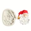 1pc-Santa Claus Silicone Mold, Used for Handmade Soap Aromatherapy Candles, Gypsum, Polymer Clay
