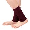 Onmusubi Healthy Ankle Short Size Fits Silk Leg Socks Conditioning Weather Yamachu 140160 Warmers, (Dark Red/One All/Knitted Closure), Unisex,