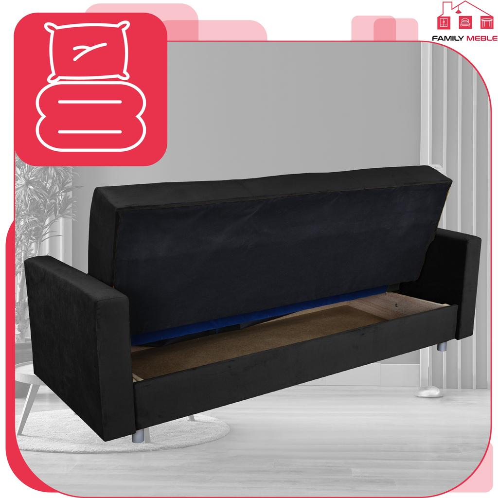 Sofa Sofa Alicja Sofa Bed Bonell Bed Family Furniture Black