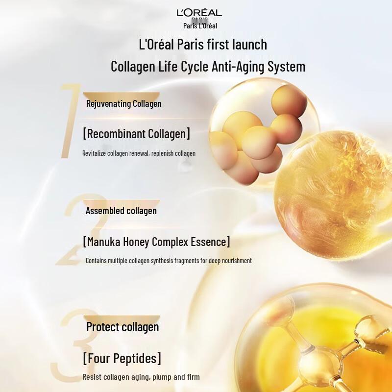 Набор L'Oréal Golden Age Омолаживающая медовая эссенция и коллагеновая эмульсия