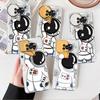 Чехол для Xiaomi Mi Poco X3 NFC 11 Lite M3 10T 9T 12 Redmi Note 10 9 9S 8 8T 7 мягкий прозрачный чехол для телефона астронавт милый