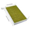 Car Air Filter Air Conditioner Cabin Filter with Activated Carbon Replacement for Tesla Model 3, 2