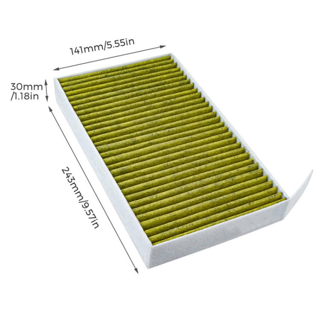 2Pack Air Filter for Tesla Model 3 Y Juniper Highland 2020-2026 Air Conditioner Cabin Filter with Activated Carbon Replacement