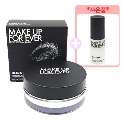 Рассыпчатая пудра Makeup Forever UHD Microfinishing 8,5 г + Mist & Fix 30 мл, набор, 1 шт.