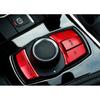 Center Console Switch Trim Decoration For BMW 3 4 Series GT 2013-18 Red Aluminum