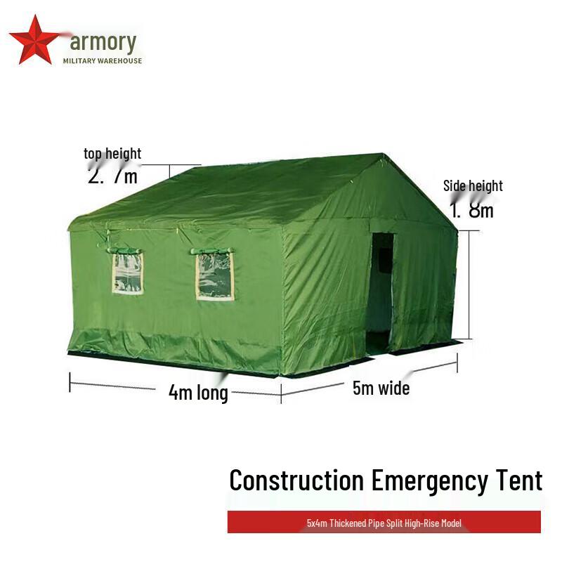 Heavy-Duty Cold-Proof Construction & Emergency Relief Tent
