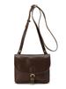Shoulder Bag Crossbody Leather Genuine Leather Cowhide Unisex Dark Brown Brown [IL BISONTE] Women's Men's