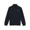 Li Ning Solid Color Stand Collar Logo Casual Knitted Sports Jacket Hoodie Men Jacket Black AWDT643-1