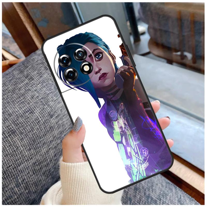 Чехол с рисунком Аркейн Джинкс Вай для OnePlus Nord 2 2T CE 3 Lite N20 N10 N100 N200 8T 9R 10R 10T 11 8 9 10 Pro