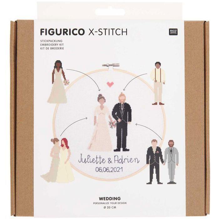 Kit de broderie - mariage