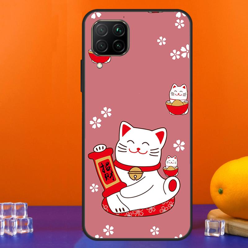 Китайский милый счастливый кот Для Huawei Nova 9 10 SE 5T 12i 12s 11i Y91 Y90 Y60 Y70 Y72 Y61 P60 Pro P20 P40 P30 Lite Чехол