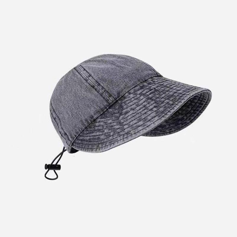 Складная широкополая джинсовая шляпа женская регулируемая пляжная шляпа-ведро летняя защита от солнца козырьки рыбацкая кепка панама