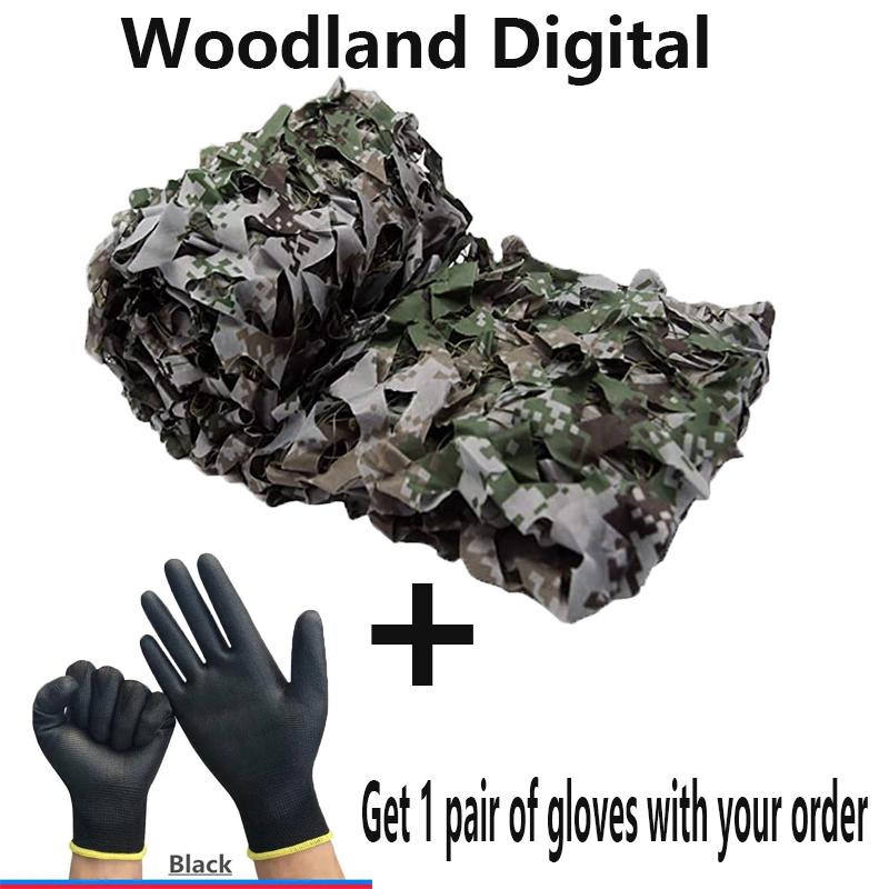 Военная камуфляжная сетка, охотничья камуфляжная сетка, садовая беседка, тент для автомобиля, белый, зеленый, черный, джунгли, цвет пустыни