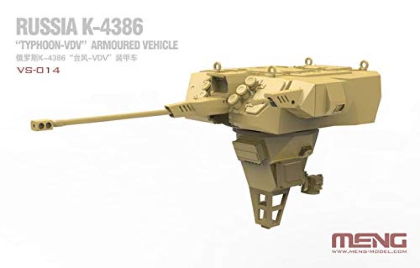 Meng Model Russian Army Wheeled Armored Vehicle Typhoon VDV Plastic Model MVS014 1/35 K-4386
