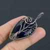 Подвеска из медной проволоки Natural Tree Of Life London Blue Topaz 2,40 дюйма a4f87