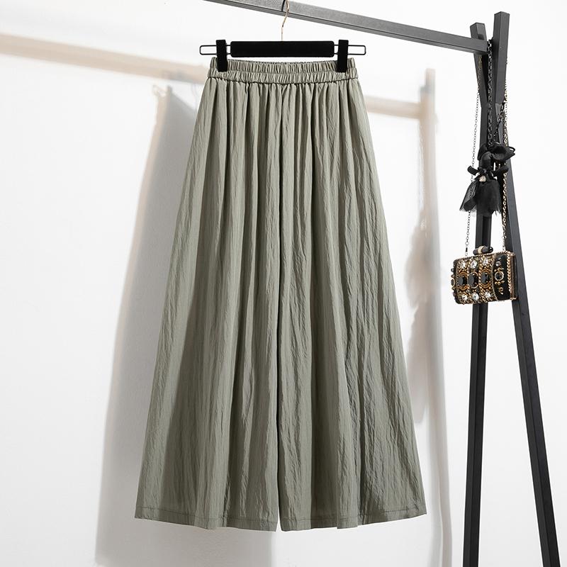 DIMANAF 2025 Весна Лето Плюс Размер Высокая Талия Новые Юбки Женская Одежда Мода Свободная Плиссированная Юбка Винтаж