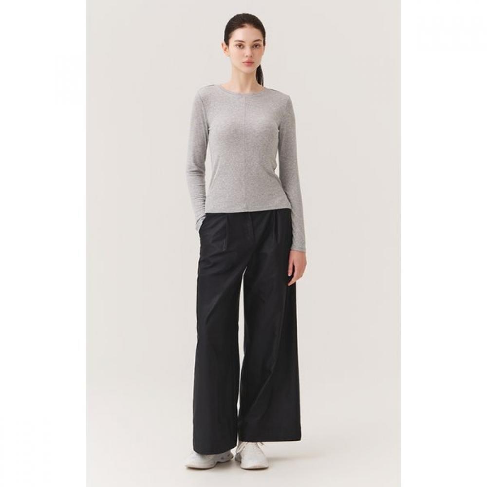 Huit Fake Leather Wide Fit Pants Htwpn5k02t