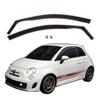 Дефлекторы - SCOUTT - Fiat 500 3-дв. - Дымчатые - Усиленный акрил - Простая установка