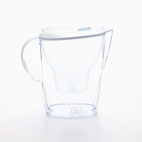 Фильтр для воды Brita Marella, Объем фильтра 1,15 л, Общий объем 2,4 л, В комплекте 3 картриджа Maxtra Plus [Официальный японский продукт]