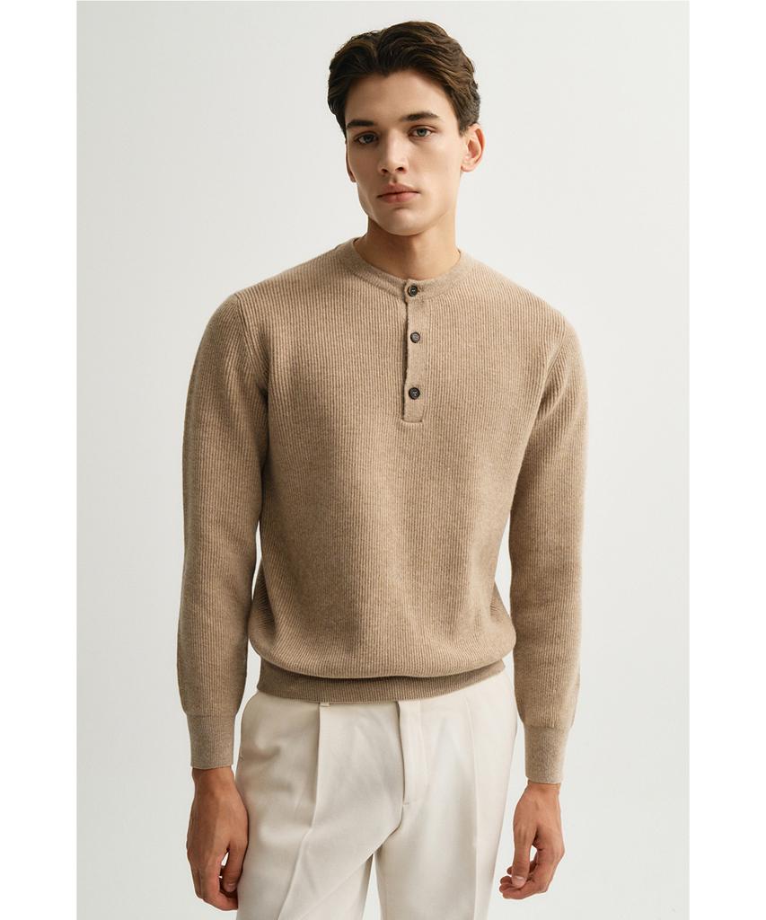 IOLO Noble Henley Neck_Beige