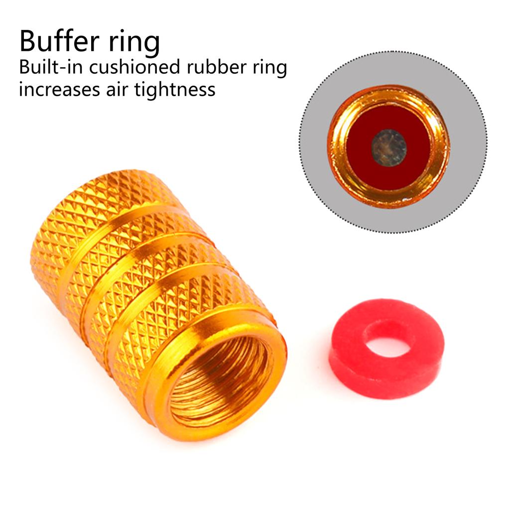 Комплект алюминиевых колпачков клапанов. Прочные алюминиевые колпачки для штоков клапанов. Колпачки для штоков клапанов на колесах для мотоциклов, грузовиков и велосипедов.