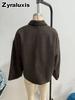 Wool Short Coat for Women - Casual Overcoat