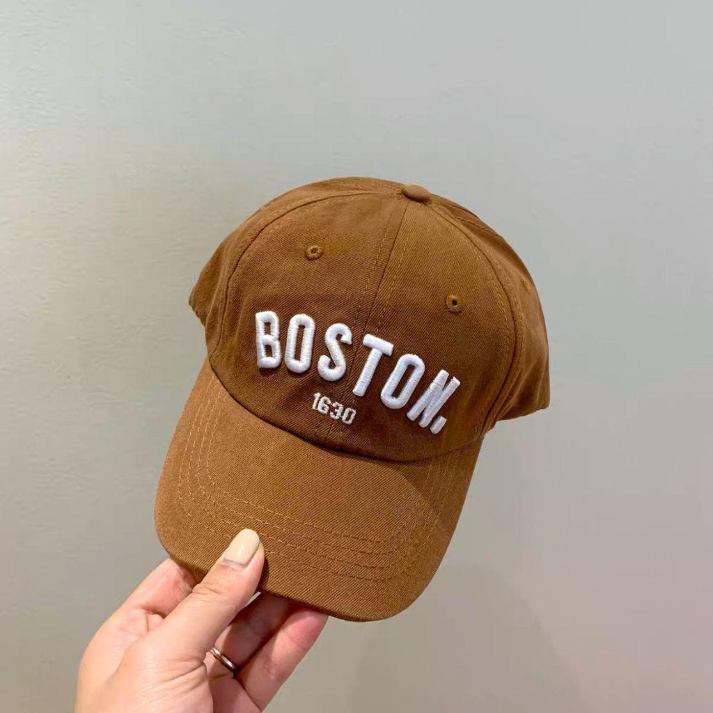 Children Baseball Cap Fashion Letter Embroidery Boys Girls Hip Hop Summer Sun Hat Adjustable Kids Solid Color Caps