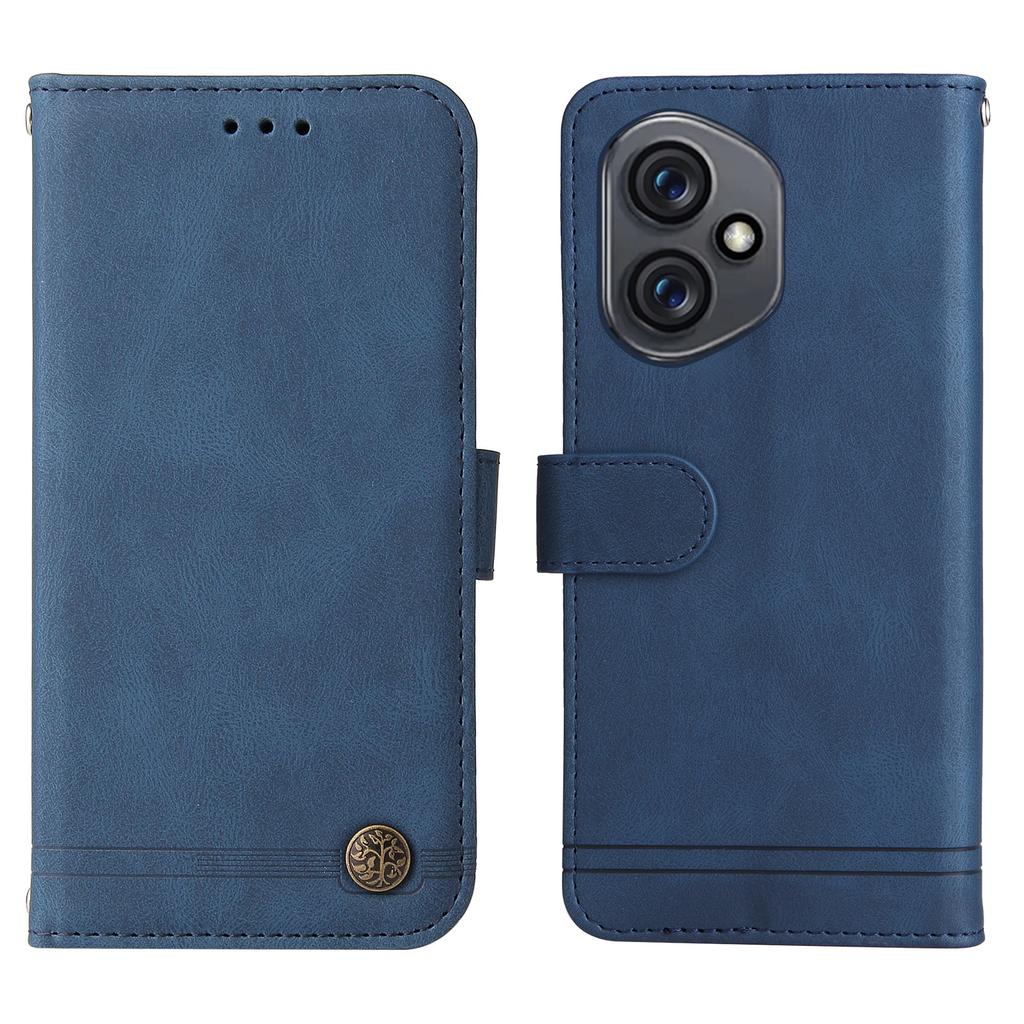 For Honor 400 Leather Wallet Cases Skin Touch Phone Cover Stand with Strap