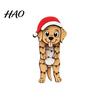 Christmas Wooden Magnet Decorations Dangle Toy, Santa Claus Refrigerator Magnet, Cute Cartoon Fun Dangling Figures Snowman Elk Magnetic Ornament