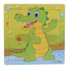 20-Piece Wooden Animal Cartoon Puzzle for Children Ages 3-7: Educational Early Learning Toy
