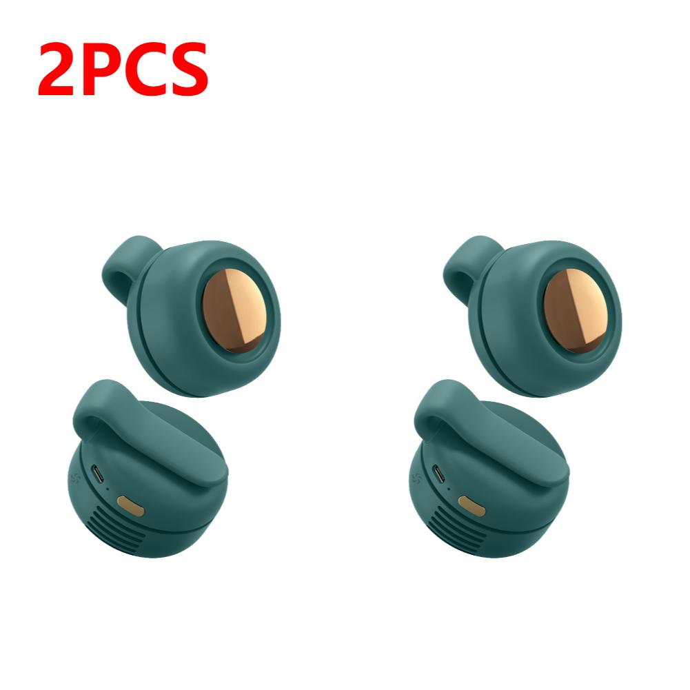 1/2 шт. Мини-вентилятор с клипсой 3 скорости ветра Портативные вентиляторы с клипсой на пояс Безлопастной персональный вентилятор для тела 900 мАч Беспроводные электрические циркуляторы воздуха