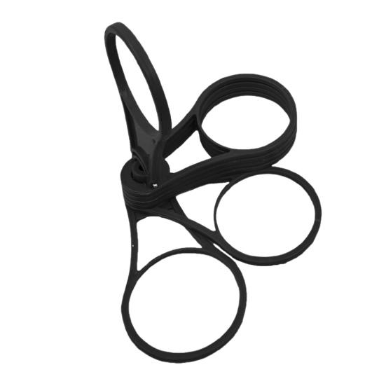 6-Cup Foldable Coffee Carriers Portable Drink Holder Tray with Handle Universal Cup Holder for Parties Camping Beverages