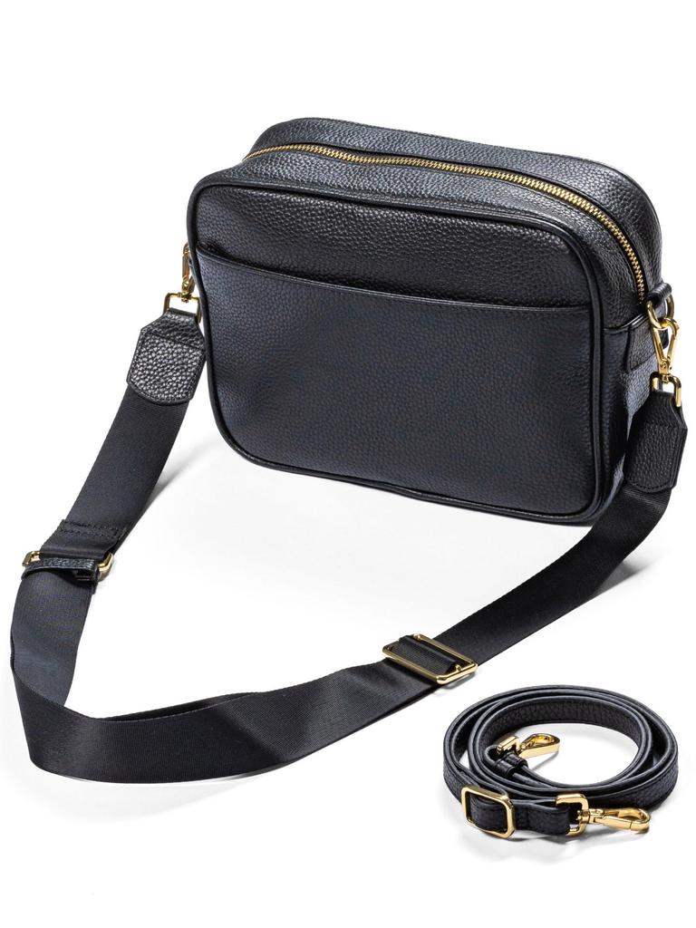 Shoulder Crossbody Genuine Large Black [Mura] Women's Bag, Bag, Leather, Capacity,