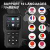 Official QISI OBD2 Diagnostic Scanner, Japanese Language Support, Engine Check Light Eraser, Multilingual Manual Included, OBD Scan Tool (Black)