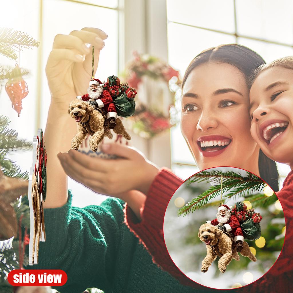 2D Рождественские украшения, Акриловая плоская елка, Домашний декор, Подвеска на елку